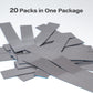 Aairhut 20 Pieces 120 x 20 x 1 mm Thermal Pads, 9 W/m.K Conductive Silicone Pad for M.2 SSD GPU Heatsink LED PS4 PS5 & More - Gray