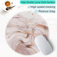 ITNRSIIET Round Mouse Pad with Stitched Edge Premium-Textured Waterproof Non-Slip Rubber Base Desktop Protection Mat Diameter 8.7 inches, Rose Gold Marbling