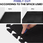 Starfavor Sound Absorbing Interlocking Floor Mats Pads 18 Pcs, 15.7" x 11.8" Anti-Vibration Sound Proof Puzzle Felt Padding - Protect Hardwood Floor
