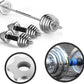 Lamoutor 2Pcs Anti-Slip Hex Nut Collar Screw for Barbell Dumbbell Weight Lifting