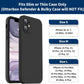 Holster for iPhone 17 Air, 17 Pro, 17, 16e, 16, 16 Pro, 15, 15 Pro, 14, 14 Pro, 13, 13 Pro - Leather Holster Case with Belt Clip, Pouch with Magnetic Closure (Fits Slim/Thin Case Only)