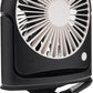 Treva 5 Inch Rechargeable Powered Clip Fan 3 Speed Slim and Portable Indoor and Outdoor Cooling Multi-Directional