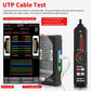 Multifunction RJ45 Network Caber Tester, 4" IPS Touch Screen UTP Cable Tester,Rechargeable Ethernet Cable Tracer,Support Network Tools, POE++ Detect,Cable Length Meter,RJ45 TDR Test, NCV,PD Power,FTP