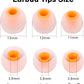 Earbud Replacement Tips - Silicone Earbud Tips Fit Most In-Ear Earbuds (Inner Hole 3.8mm - 5.1mm) - 9 Pairs S M L