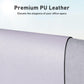 Aothia Large PU Leather Desk Pad Protector - Non-Slip Mouse Pad & Writing Mat for Office/Home, Waterproof, Easy to Clean (31.5"x15.7", Soft Lavender)
