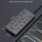 TROND Surge Protector Power Strip 15 ft Cord - Long Extension Cord, 13 Widely-Spaced Outlets Expansion with USB C Ports, 4000 Joules, Flat Plug, Wall Mount, ETL Listed, Office Desk Accessory, Black