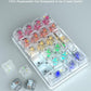 SOLAKAKA K21 RGB Backlit Tri-Mode Transparent Wireless Mechanical Number Pad Supports 3 BT/2.4GHz/Type C Wired,Hot Swappable 21 Keys Mechanical Numpad with Transparent Keycaps White