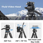 SmallRig Portable Carbon Fiber Tabletop Tripod Kit, 17'' Compact Mini Desktop Tripod with Video Head High Load-Bearing, Built-in QR Plate for Arca, Max Load 3kg / 6.6lb for Cameras, DSLR