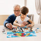 4-Pack 100 Piece Puzzles for Kids Ages 4-6 - Cats & Dogs Puzzles for Kids Ages 6-8 Kid Puzzle Educational Search & Find Toy Preschool Large Piece Puzzle for Adults Seniors