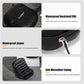 Cwatcun Hard Shell Lens Filter Case, Camera Filter Case for 7 Filters Up to 100mm with Hand Strap, Dustproof & Waterproof Camera Lens Filter Storage Case for ND UV CPL Filter Pouch