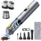 AUXITO Car Vacuum Cleaner - Portable Handheld Vacuum Cleaner 14000Pa Suction Power, Blow & Suction 2 in 1 Mini Vacuum Cleaner Hand Held Vacuum for Car, Home, Pet, Office (Silver)