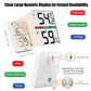 Vaikby Precision Hygrometer - Indoor Humidity Meter and Room Thermometer with Temperature Gauge, Digital Monitor for Home Comfort, Wall-Mounted or Tabletop, Energy-Efficient Sensor for Nursery & House