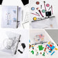 18 Pack A4 Mesh Zipper Pouch Bags, Zipper Pouches of Office Supplies, File Bags for Classroom Organization, Puzzles, Board Game Storage