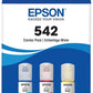 Epson EcoTank Pro ET-5850 Wireless Color All-in-One Supertank Printer with Scanner, Copier, Fax and Ethernet, White & EPSON T542 EcoTank Ink & EPSON T542 EcoTank Ink Ultra-high Capacity Bottle Black