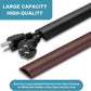 Floor Cable Cover 3ft Brown, LZEOY Cord Covers for Wires on Floor, Low Profile Cord Hider Cable Management, Office/Carpet Compatible