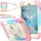 SEYMAC stock Case for iPad mini 5/4 with Screen Protector Pencil Holder [360 Rotating Hand Strap] & Stand, Drop-Proof Case for iPad mini 5th/4th Generation 7.9 inch (Yellowish+Rose)