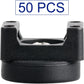 Yookeer 50 Pcs Magnetic Zip Tie Mount Base Black Magnetic Cable Clips Wire Holder Multipurpose Cable Ties Management Base Electrical Supplies for Wire (22 mm)