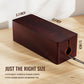 Cinati Large Cable Management Box, 15.8" Wooden Cable Organizer for Floor Wires Storage, Wall Mount Cord Hider Box for Electrical Cord Management, Power Strip Wire Organization for Desktop Home Office