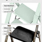Taranta 3 Step Ladder,Lightweight Aluminum Step Stool with Convenient Handgrip, Folding Ladder with Anti-Slip Pedals, 330lbs Capacity Stepladder for Home, Office, Kitchen-Fairyland Green