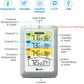 Indoor Outdoor Thermometer Wireless with 3 Sensors, 4.5 Inch Display with 330ft Range and Adjustable Backlight (Colorful)
