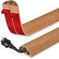 Floor Cord Cover for Wires on Floor Self Adhesive Cord Hider Floor Cable Management Wire Covers for Cords Protector Prevent Cable Trips Cord Cavity W 0.32" x H 0.32", Brown Wood, 10Ft