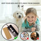 Cable Management Box Large - Wooden Grain Cable Organizer Box to Hide Wires&Power Strips,TV&Desk Computer Wires,with Cable Clips&Reusable Cable Ties for Home&Office(Black)