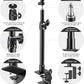 2-Pack Camera Desk Mount Stand with 1/4" Ball Head and Cold Shoe Mount Adapter,12.9-22" Tabletop Mounts Stand, Adjustable Aluminum Desktop Light Stand, for DSLR Camera, Ring Light, Video Light