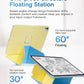 MOFT Dynamic Folio Case for iPad Air 13-inch (M3 2025 / M2 2024),Silm Magnetic Stand Case with 20+ Viewing Angles, Auto Wake/Sleep,Ultra Thin, Panna Cotta x Faded Jeans