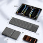 Nillkin Foldable Bluetooth Keyboard with Touchpad & Number Pad, Portable Bluetooth Keyboard with Full Size Keys, Pocket-Sized Wireless Travel Keyboards for iPad, Smartphone, Tablet and Laptop Black