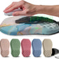 Ergonomic Raised Mouse Pad Wrist Support with Bilateral Slope Memory Foam Mousepad for Wrist Rest and Carpal Tunnel Pain Relief 11.8x7.9〃Blue Marble