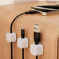 Magnetic Cable Clips, Adjustable Cord Holder Management, Adhesive Wire Keeper Organizer for Home Office Desk Phone PC Car Wall Desktop Nightstand Appliance (9-Pack White)