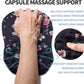 Ergonomic Raised Mouse Pad Wrist Support with Bilateral Slope Memory Foam Mousepad for Wrist Rest and Carpal Tunnel Pain Relief 11.8x7.9〃Flowers Bloom and Fade
