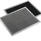 97007696 41F Grease Filter fit for B-roan Nu-tone Range Hood 8-3/4" x 10-1/2" Aluminum Mesh Charcoal Filter Compatible with Most Brand Stove Vents -2 PACKS by Fetechmate