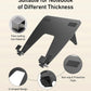 Laptop Tray for Monitor Arm - VESA Mount 100x100mm, Laptops up to 17.3in & 28.6lbs - Notebook Tray Office Desk Accessories - Black