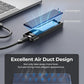 ORICO M.2 NVMe/SATA SSD Enclosure - USB 3.1 Gen 2 (10 Gbps) Support UASP for M.2 NVMe/SSD Size 2230/2242/2260/2280