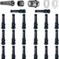 10 Pack Black Nylon Cable Gland, NPT 1/2" Thread, Made of PA66 Material, High Wear Resistance and Chemical Resistance (Black, PG9(20Pcs))
