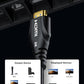 HDMI Cable 10FT - 8K Ultra High Speed HDMI Cable Certified - 48Gbps,8K 60hz,4K 120hz,Braided,eARC,HDCP 2.2-2.3 - Compatible with PS5,Monitor3.3,UHD TV