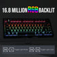 EPOMAKER x Aula F75 Gasket Mechanical Keyboard, 75% Wireless Hot Swappable Gaming Keyboard with Five-Layer Padding&Knob, Bluetooth/2.4GHz/USB-C, RGB (Black Gradient, LEOBOG Reaper Switch)