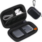 Lacdo Hard Carrying Case for SSK Portable SSD External Solid State Drives 250GB 500GB 1TB 2TB 4TB SSD External Hard Drive USB 3.2 Gen2 Hard EVA Shockproof Protective Storage Travel Bag, Black