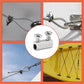 Biaungdo 24 Pcs Stainless Steel Wire Rope Cable Clamp, Adjustable New Upgrade Double Hole Wire Rope Clamp Fastener