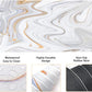 Keyboard Wrist Rest Large Mouse Pad Wrist Support for Computer, 4 in 1 Memory Foam Keyboard Pad Desk Mat Ergonomic Hand Rest Wrist Cushion for Home Office Gaming-White Marble