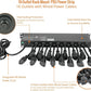 Tecmojo 1U Rack Mount 19 Outlet PDU Power Distribution Unit Power Strip Circuit Breaker fits 19-inch AV/Network/Server Cabinet/Closet/Enclosure