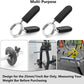 AccEncyc Spring Clip Collars 1 Inch Olympic Barbell Clamps Dumbbell Clips Weight Bar Clips for Weightlifting, Powerlifting, Strength Training