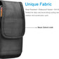 for Samsung Galaxy S25 Ultra S24 S23 S22 S21 S20 FE S10 S9 A03S A20 A50 A51 A16 A15 A14 A10e Holster Nylon Cell Phone Pouch Belt Holder Carrying Case with Clip,Black