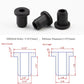 40 pcs 3/16" Drill Hole，1/8" ID Black Silicone Top hat Rubber Grommets for Wiring，Automotive，Firewall，Hole Plug，Desk，Screw，Water and Gas Pipe，Drain，House Siding，Cable Bushing，Glass，Wire Plug