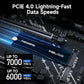 fanxiang 4TB NVMe SSD PCIe Gen 4 Gaming SSD for PS5, Up to 7000MB/s M.2 2280 SSD Compatible with PS5 Storage Expansion, Internal Solid State Drive for Gamers, Professionals, Creators S880E