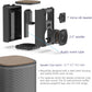 KEiiD Bluetooth Computer Speakers with Wireless Touch Control Pod for PC Laptop/Desktop Wireless Stereo Gaming Speakers, 4 EQ Modes, Aesthetic Style, 2024 New Model