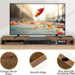 TAVR Dual Monitor Stand Riser, Computer Monitor Stands for 2 Monitors, Extra Long Multifunctional Desktop Organizer Riser for Computer, Laptop, PC, Printer, TV, Max 43.3" Length, Rustic Brown