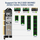 ELUTENG NVMe PCIe 4.0 Adapter NVMe M.2 SSD to PCIe X4/X8/X16 Card with Aluminum Heat Sink M.2 to PCI-Express SSD Expansion Card Support 2230 2242 2260 2280 Max 4TB for Windows/Linux/Moc os