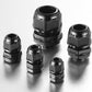 50 PCS 3/8"(5-10mm) NPT Nylon Cable Gland Joints with Gaskets, IP68 Adjustable Lock Nut Strain Relief Cord Grip Waterproof Cable Glands - UL Listed and RoHS Compliant